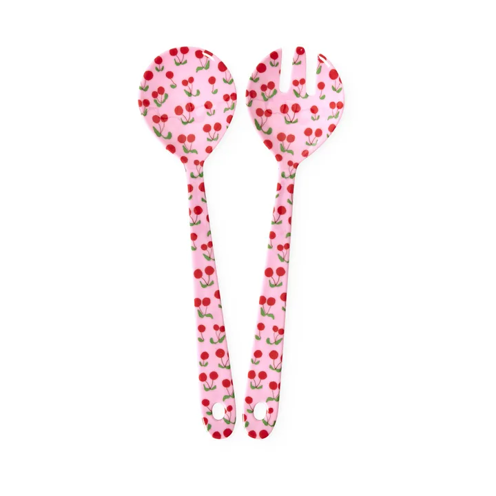Rice salad servers melamine 2 pieces - Cherry - RICE