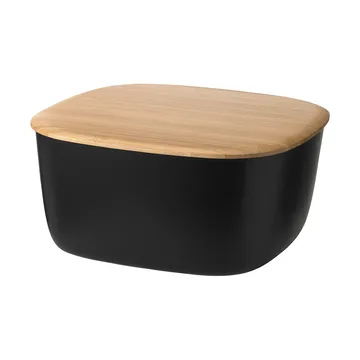 BOX-IT bread box 23x23 cm - Black - RIG-TIG