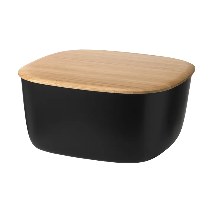 BOX-IT bread box 23x23 cm - Black - RIG-TIG