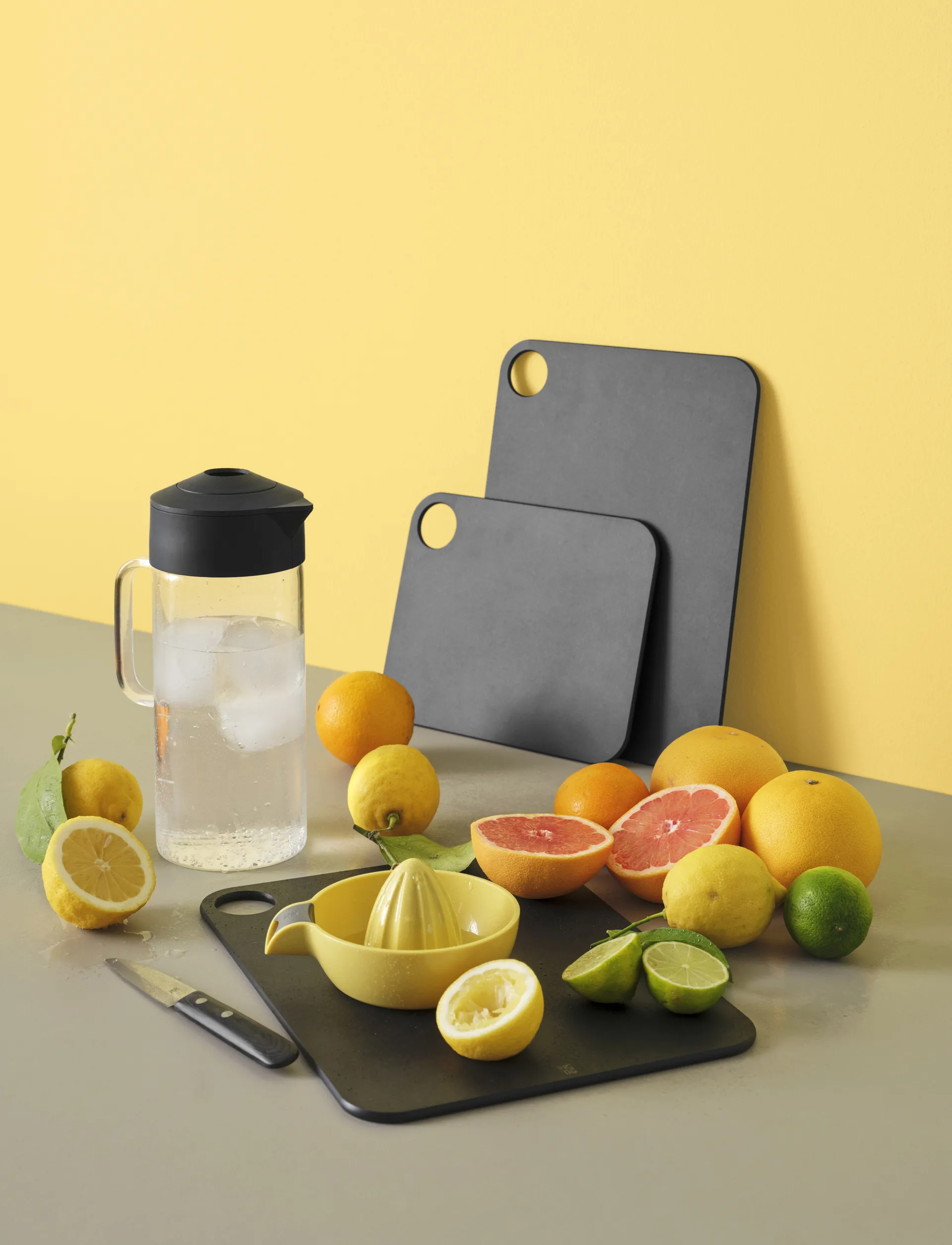 CUT-IT cutting board, Black, 18,7x23,5 cm RIG-TIG