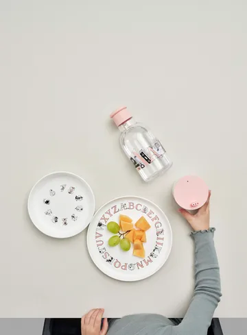 DRINK-IT Moomin ABC water bottle 0.5 liter - Salmon - RIG-TIG