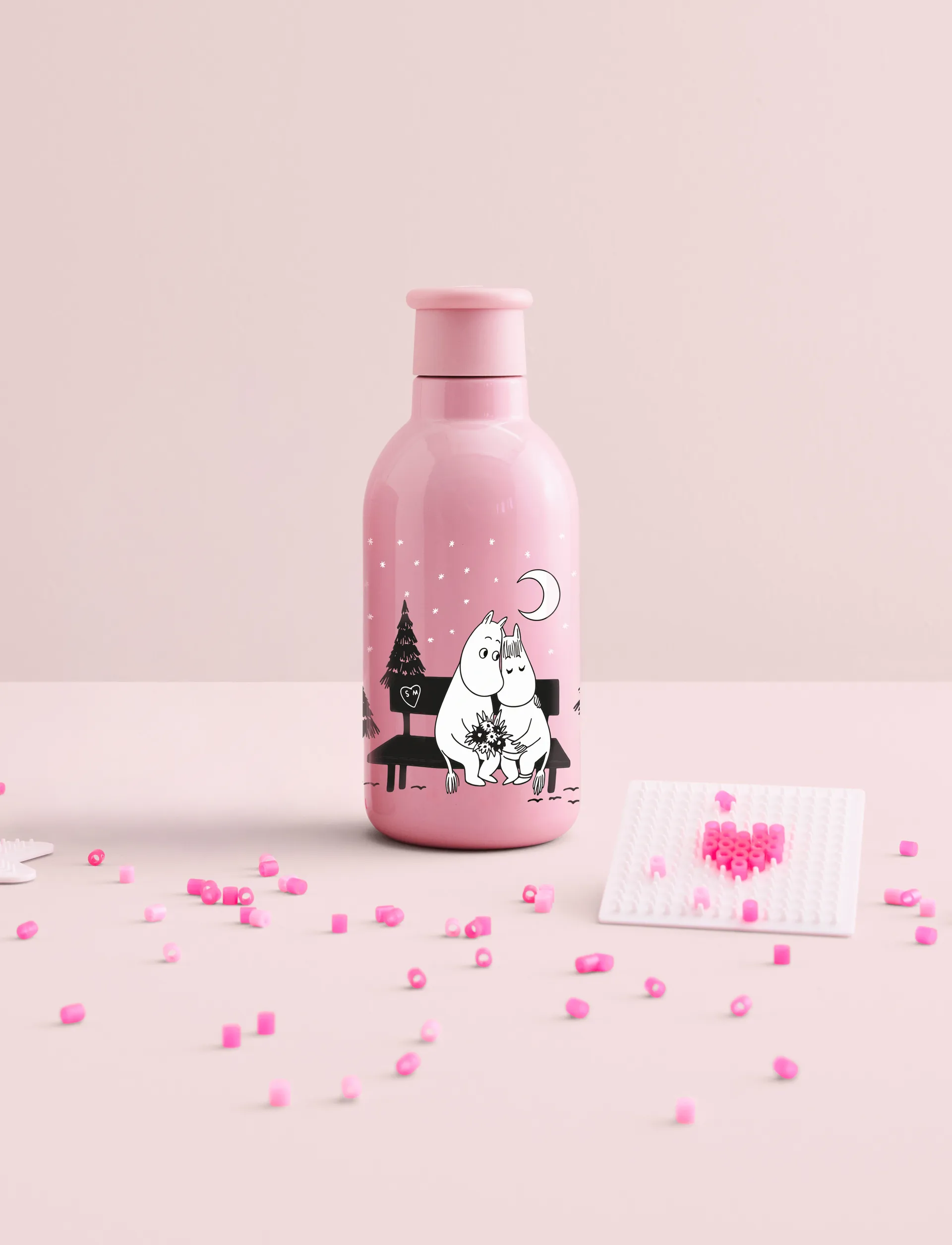 DRINK-IT Moomin thermos bottle 0.5 L, I Love You RIG-TIG