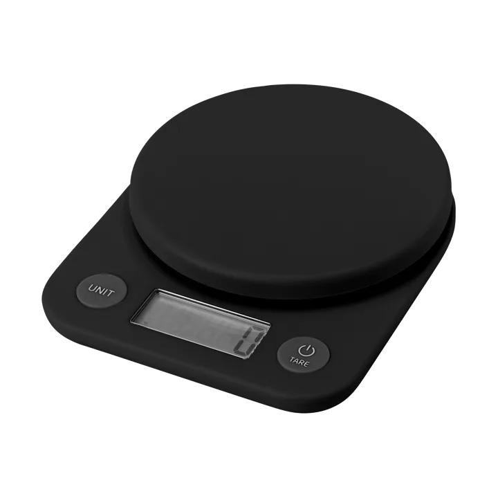 FOODIE kitchen scale - Black - RIG-TIG