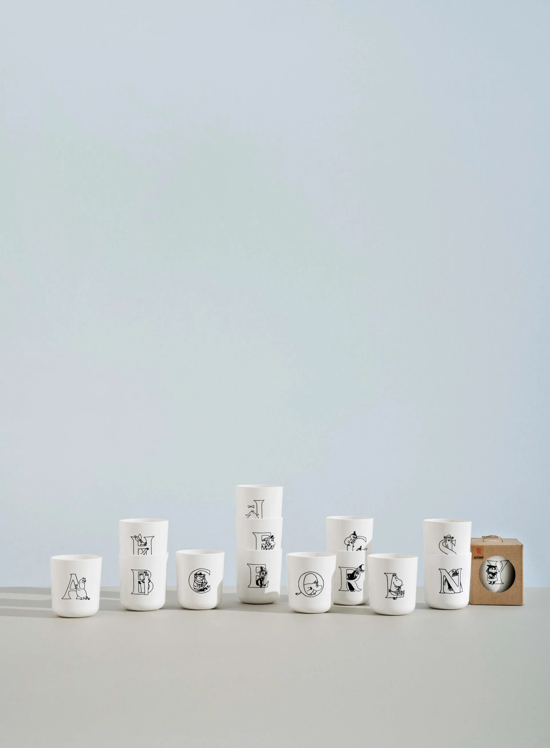 Moomin ABC mug 20 cl, C RIG-TIG