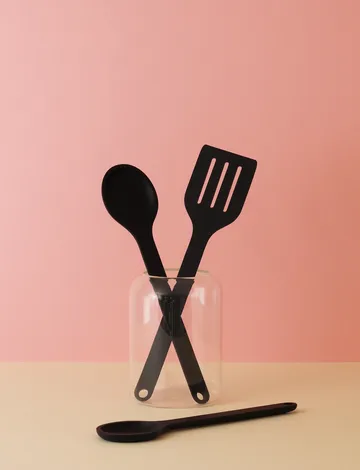 STIR-IT spatula 32 cm - Black - RIG-TIG