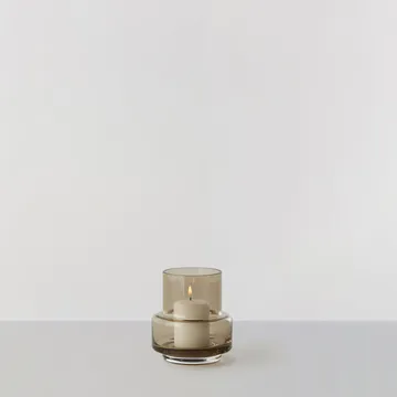 Hurricane tea light no. 25 - sepia brown - Ro Collection