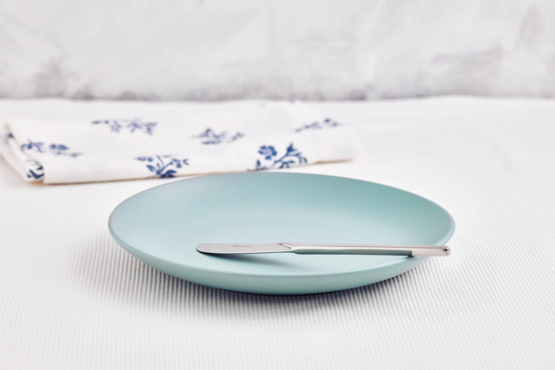 Bud Bright butter knife, Stainless steel Robert Welch