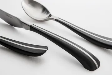 Contour teaspoon - black - Robert Welch