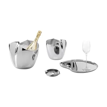 Drift coaster for wine bottle - Stainless steel - Robert Welch