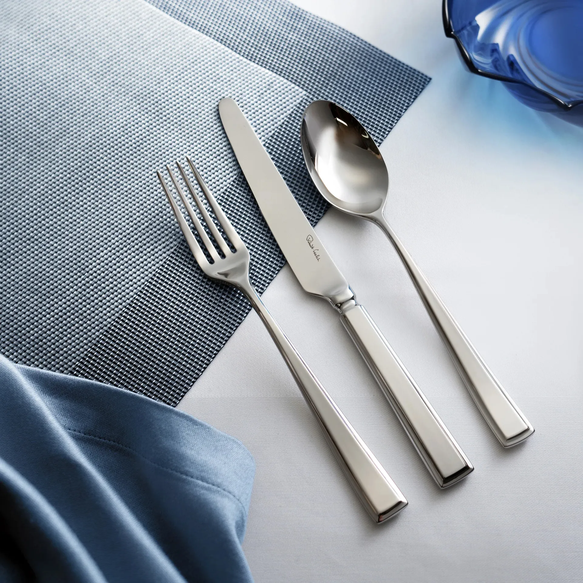 Fairford bright fork, Stainless steel, 20.2 cm Robert Welch