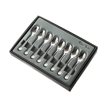 Palm Bright coffee spoon 8-pack - Stainless steel - Robert Welch