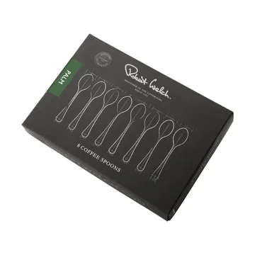Palm Bright coffee spoon 8-pack - Stainless steel - Robert Welch