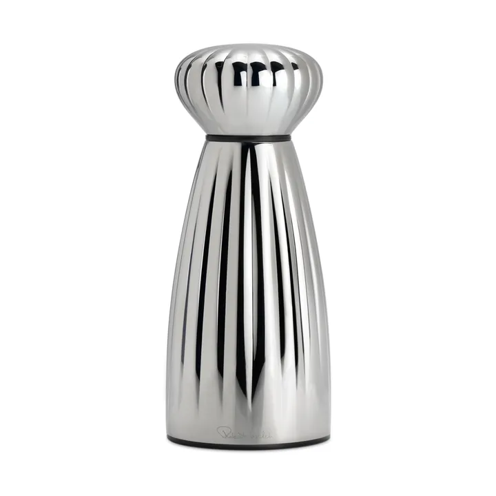 Palm bright pepper mill stainless steel 16.8 cm - Black - Robert Welch