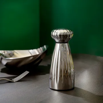 Palm bright pepper mill stainless steel 16.8 cm - Black - Robert Welch
