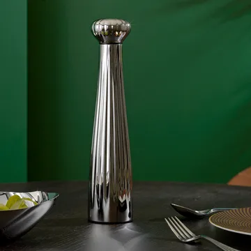 Palm bright pepper mill stainless steel 31.2 cm - Black - Robert Welch