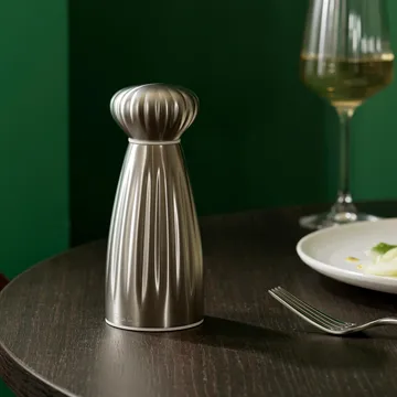 Palm Satin salt mill - Small-stainless steel - Robert Welch