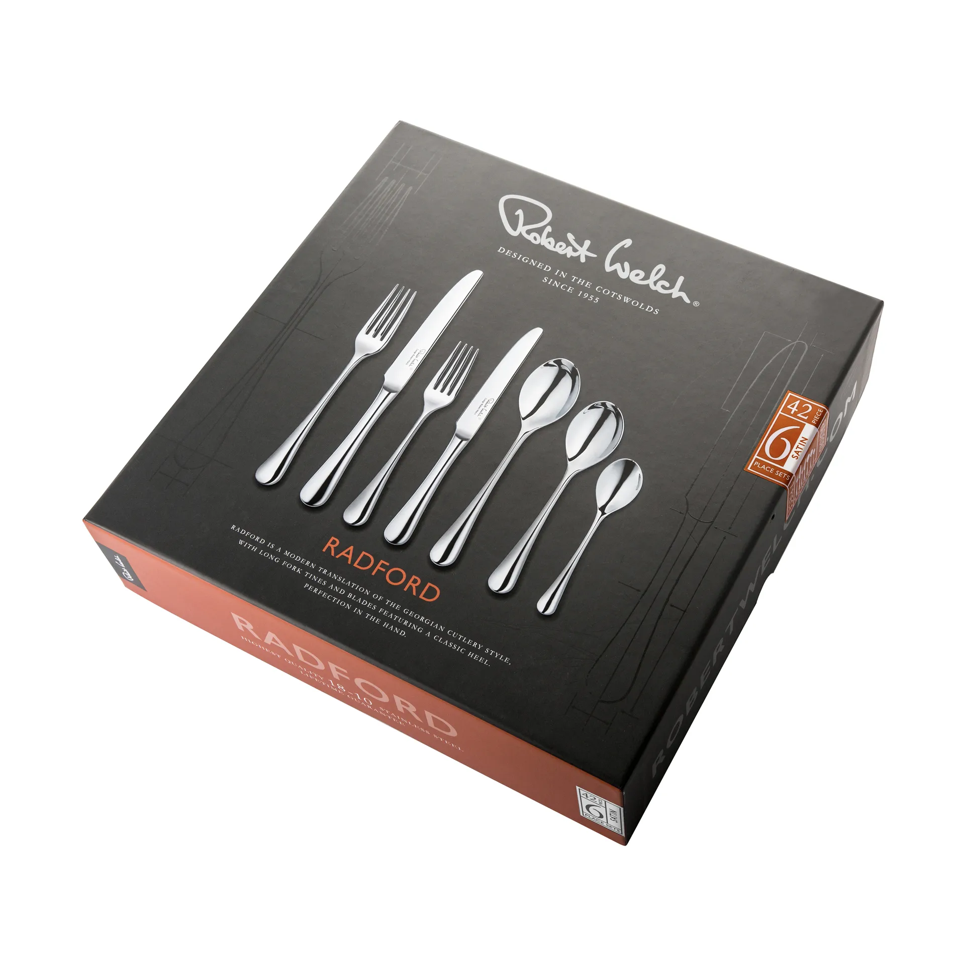 Radford cutlery matte, 42 pieces Robert Welch