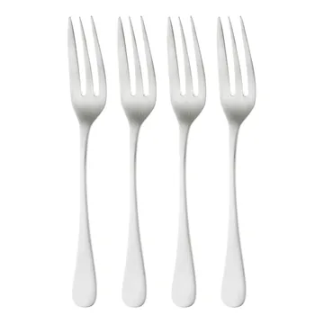 Radford dessert fork matte 4 pieces - Stainless steel - Robert Welch