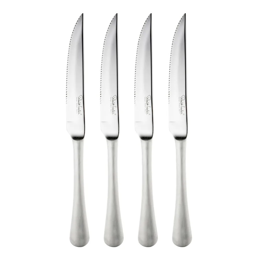 Radford steak knife matte 4 pieces, Stainless steel Robert Welch