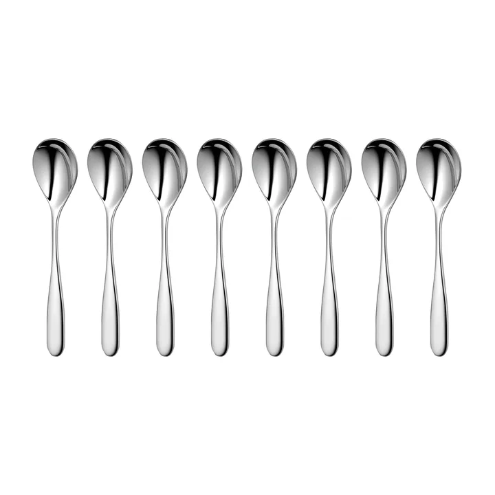 Stanton Bright coffee spoon 8-pack - Stainless steel - Robert Welch