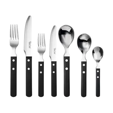 Trattoria cutlery set 56 pieces - Black - Robert Welch