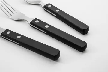 Trattoria cutlery set 56 pieces - Black - Robert Welch