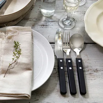 Trattoria cutlery set 56 pieces - Black - Robert Welch