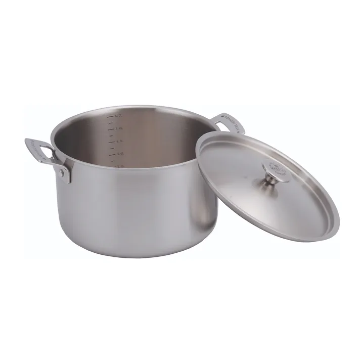 Inox casserole stainless steel sauce pan lid - 6 l - Ronneby Bruk