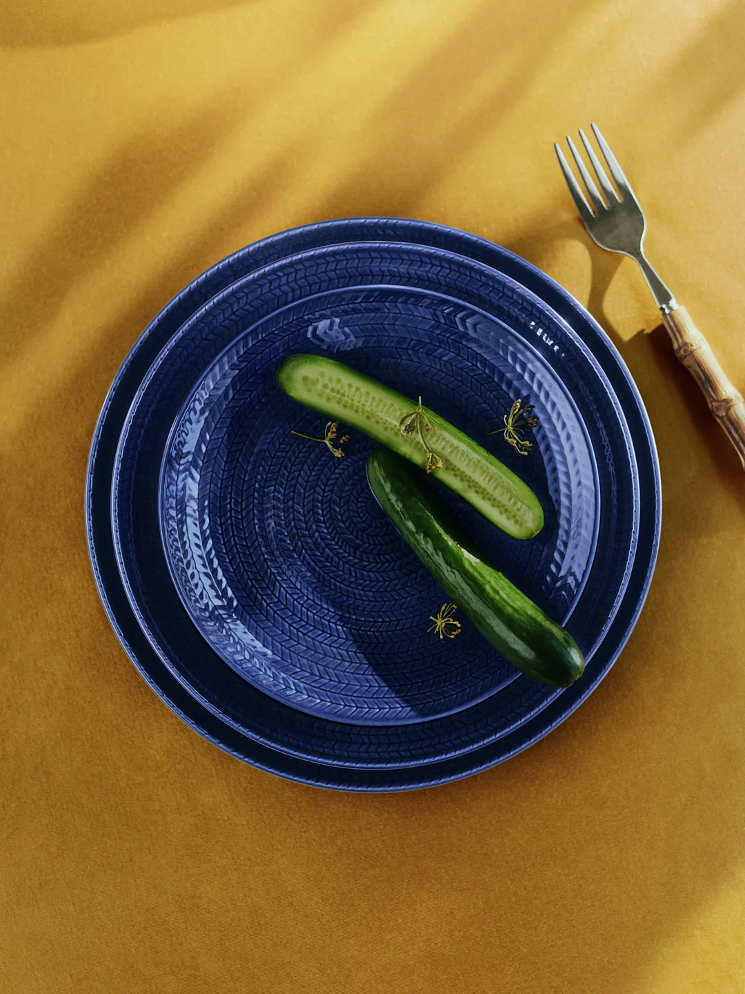 Blue Fire plate, Blue, 23 cm Rörstrand