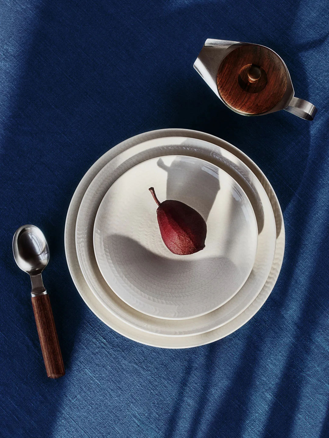 Blue Fire plate, White, 26 cm Rörstrand