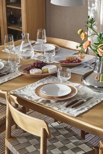 Blue Fire serving platter - White, 20x29 cm - Rörstrand