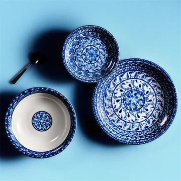 Cobolti deep plate - Blue, Ø21 cm - Rörstrand