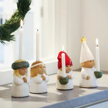 Lucia star boy figurine - white - Rörstrand