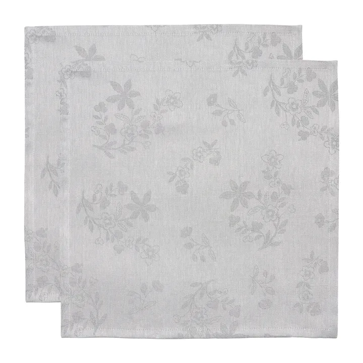 Ostindia Black fabric napkin 45x45 cm 2-pack - Black - Rörstrand
