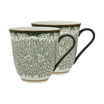 Ostindia Floris mug 30 cl2-pack - Green
 - Rörstrand