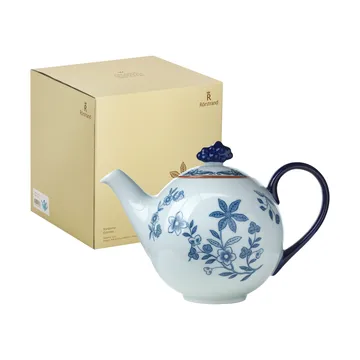 Ostindia teapot 1.2 l gift wrap - Blue-white - Rörstrand