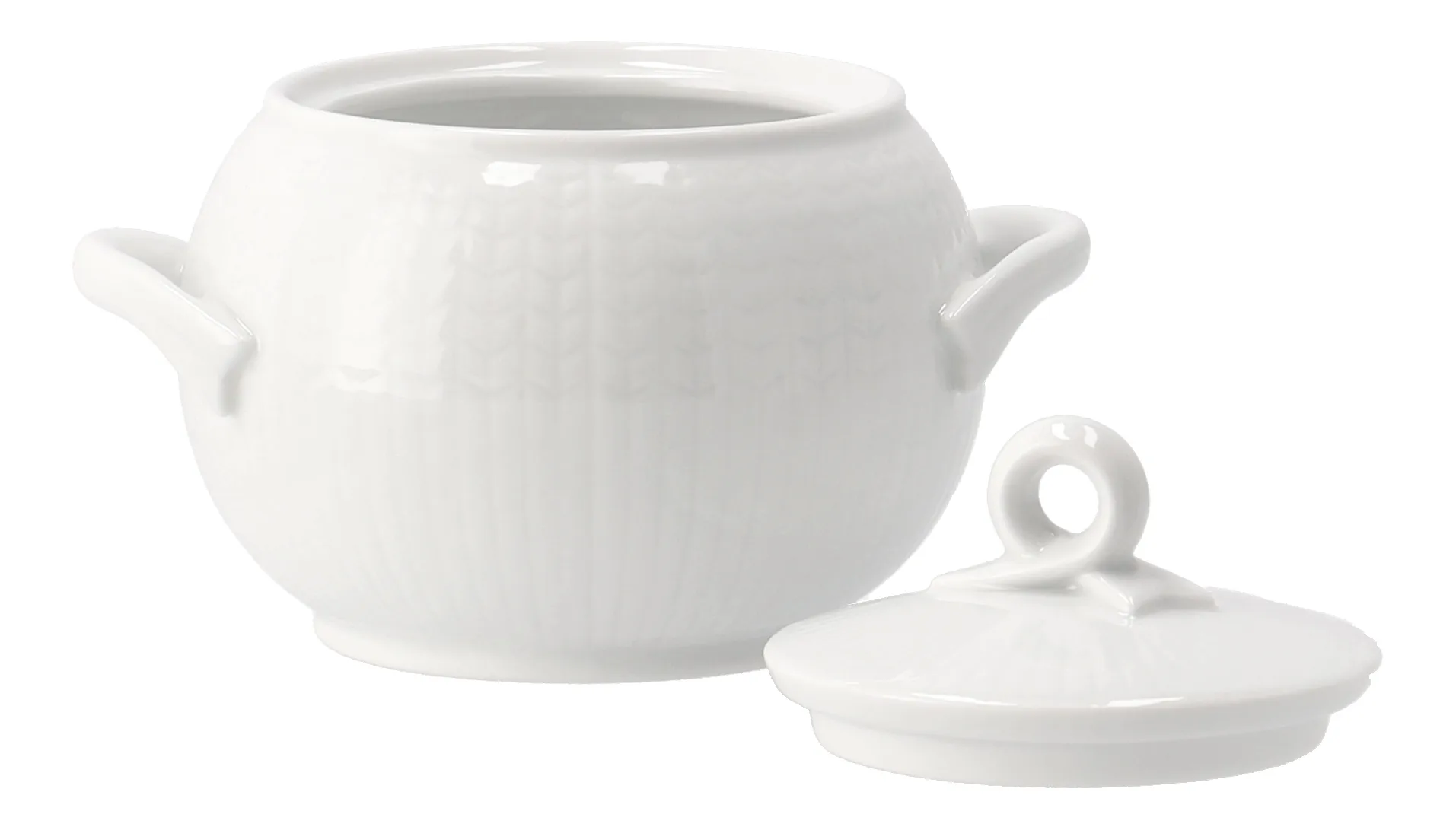 Swedish Grace bowl with lid 40 cl, snow (white) Rörstrand