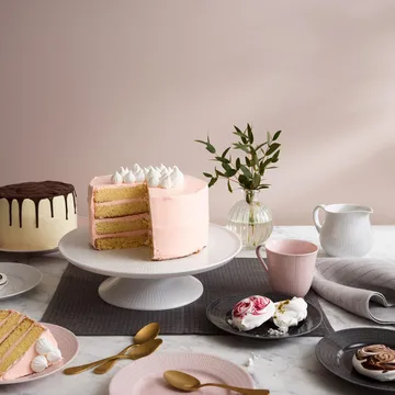 Swedish Grace cake plate 31 cm - snow - Rörstrand