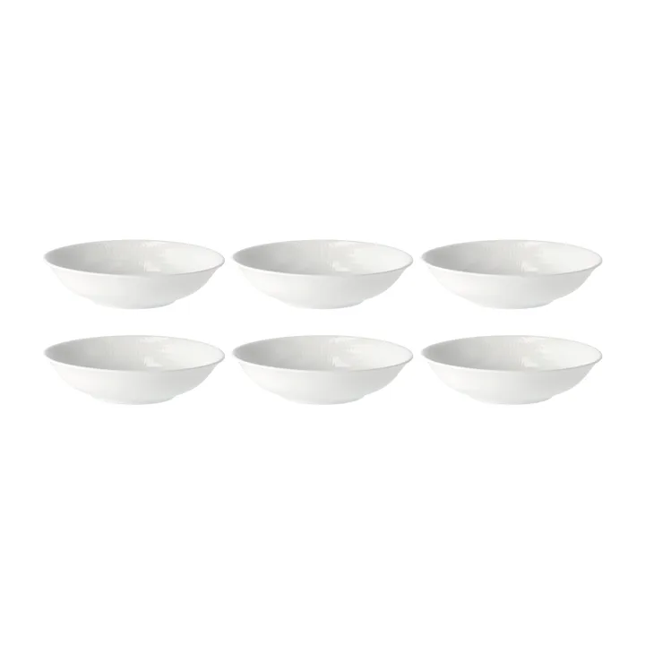 Swedish Grace deep plate 19 cm, 6-pack snow (white) - Rörstrand
