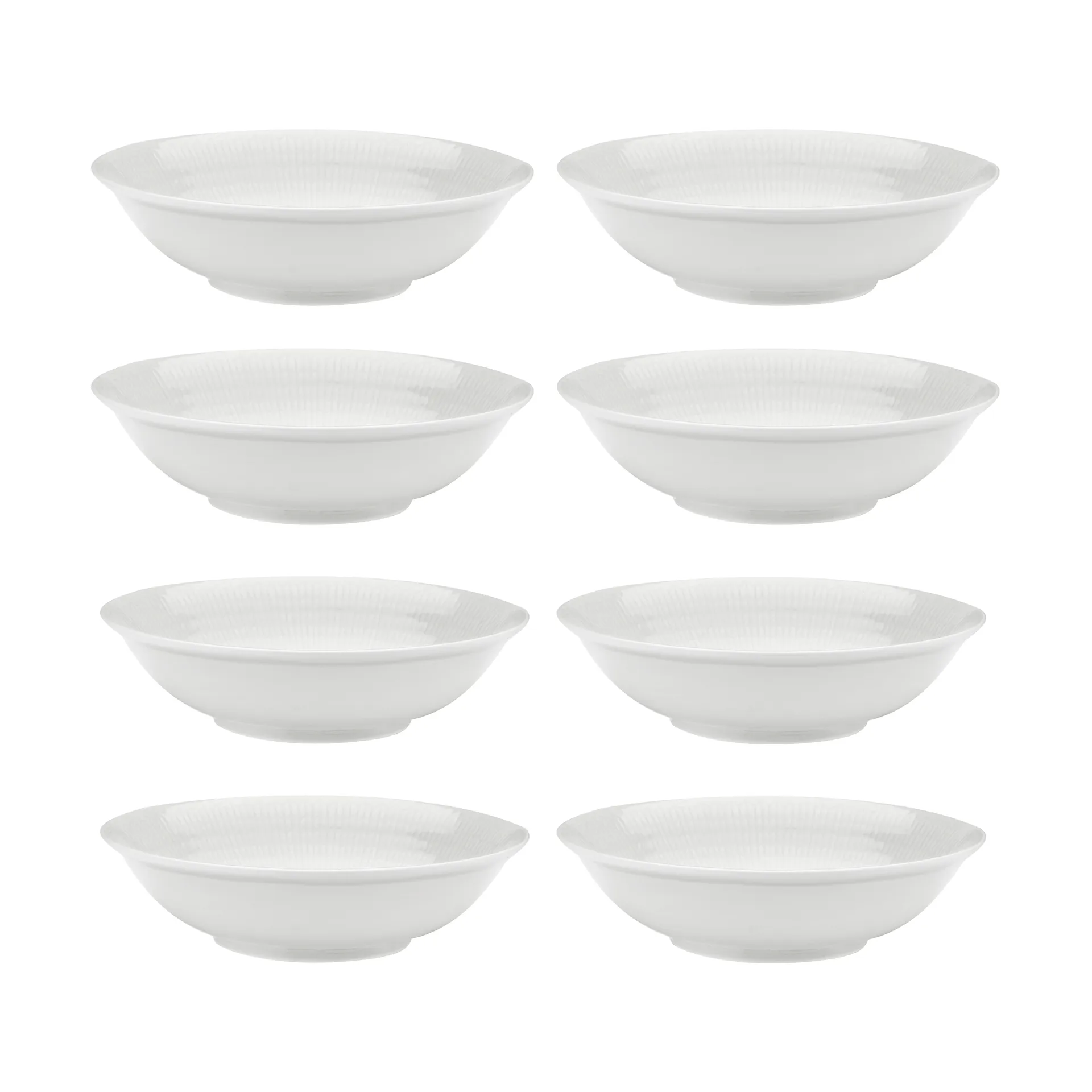 Swedish Grace deep plate Ø19 cm 8-pack - Snow (white),  Rörstrand