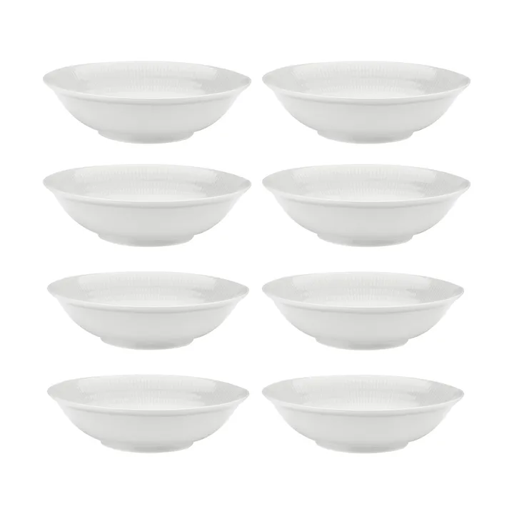 Swedish Grace deep plate Ø19 cm 8-pack - Snow (white) - Rörstrand