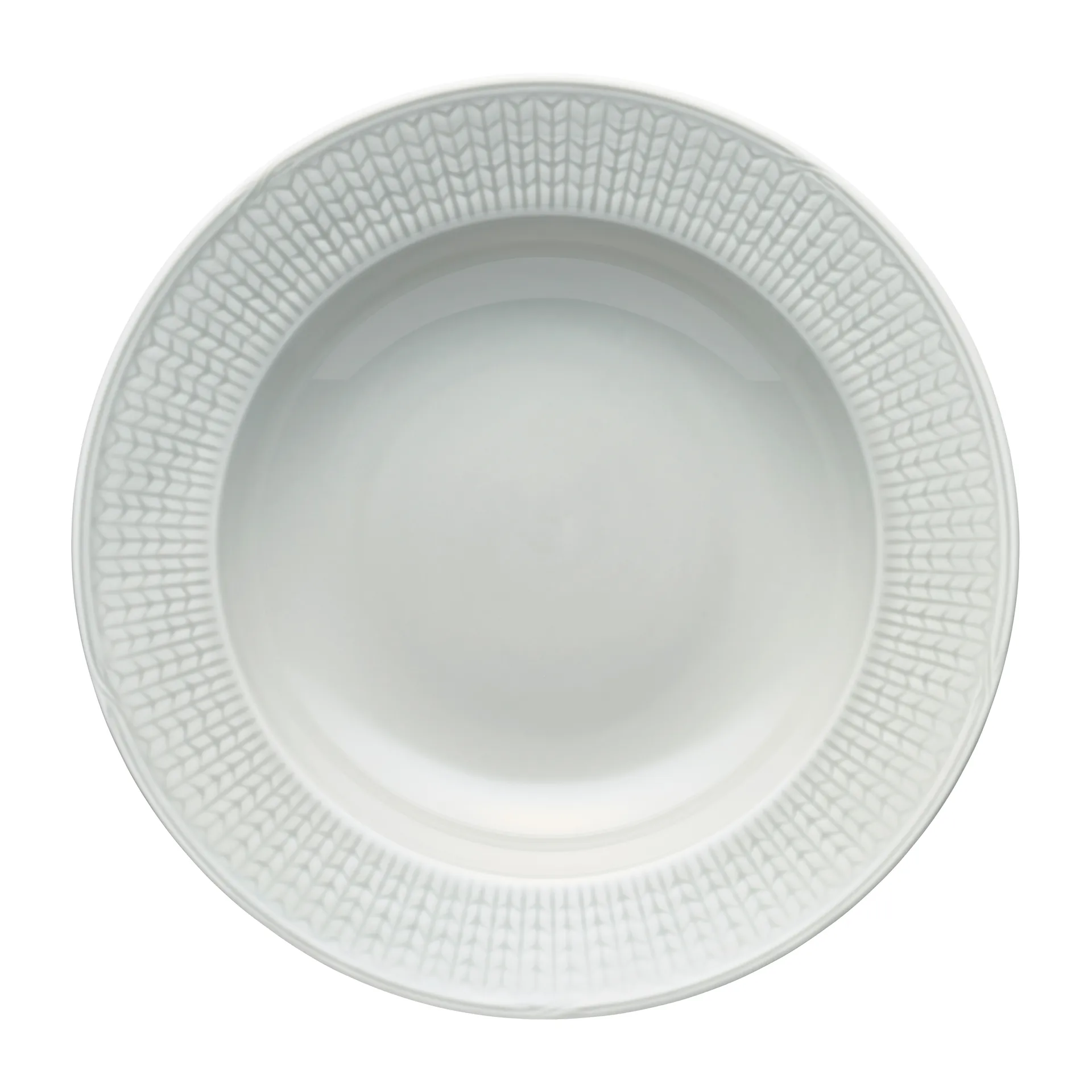 Swedish Grace deep plate 25 cm 6-pack Mist(grey),  Rörstrand