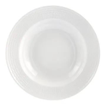 Swedish Grace deep plate Ø25 cm - snow (white) - Rörstrand