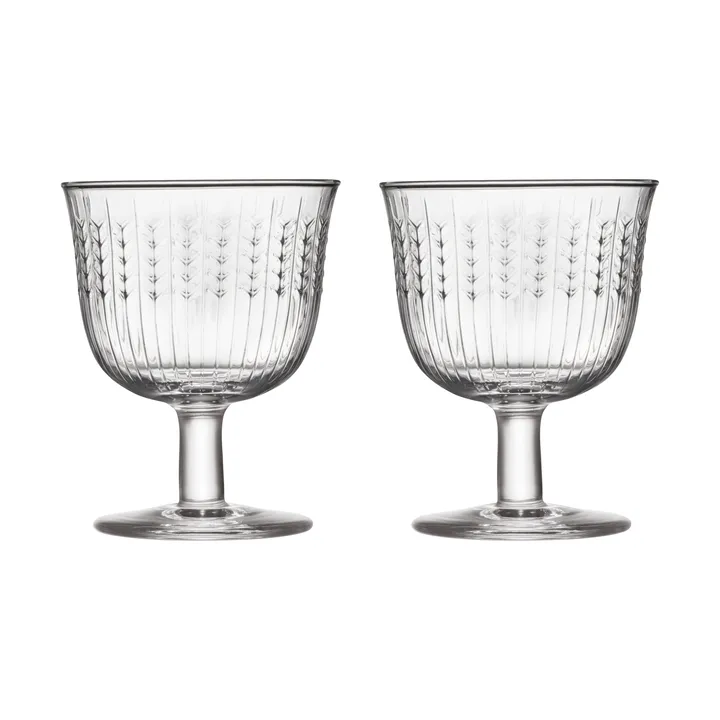 Swedish Grace drinking glass on stem 25 cl 2-pack - Clear - Rörstrand