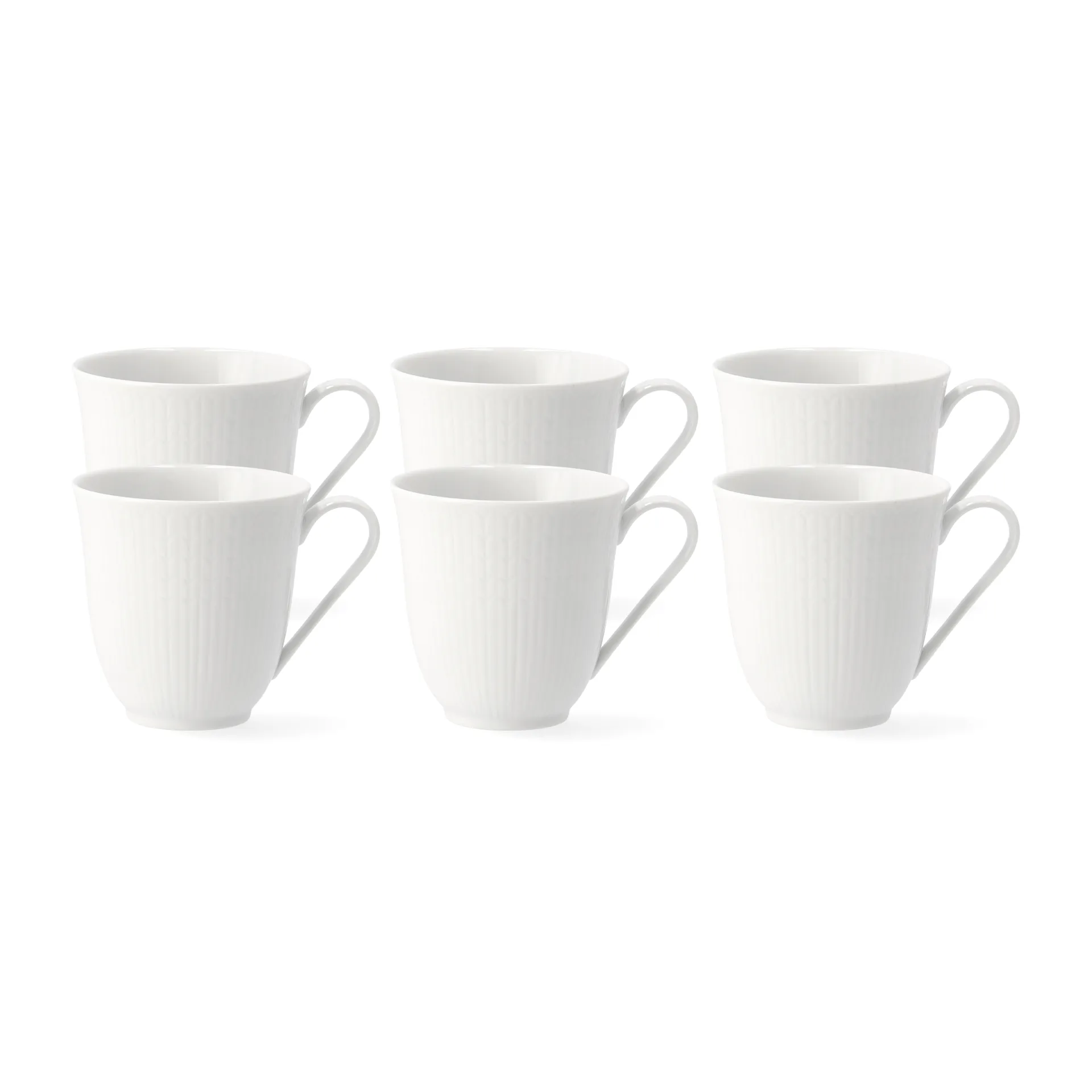 Swedish Grace mug 30 cl, 6-pack snow (white),  Rörstrand