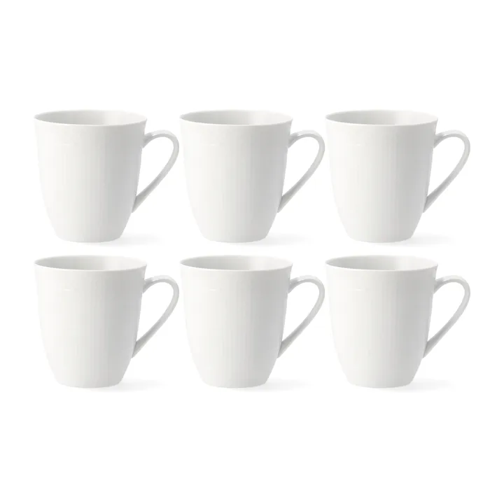 Swedish Grace mug 50 cl, 6-pack snow (white) - Rörstrand