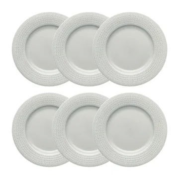 Swedish Grace plate Ø24 cm 6-pack Mist (grey) - Rörstrand