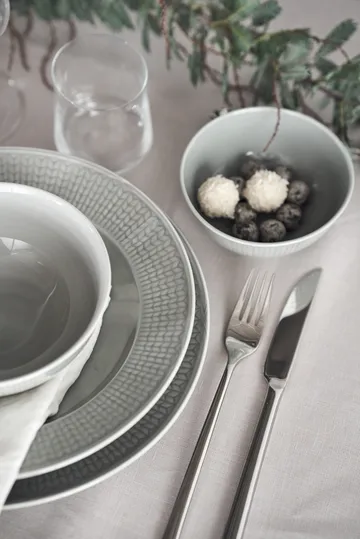 Swedish Grace plate Ø 27 cm 6-pack Mist (grey) - Rörstrand