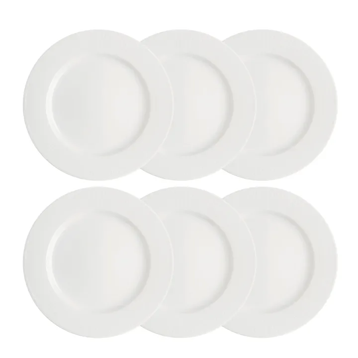 Swedish Grace plate 27 cm 6-pack snow (white) - Rörstrand