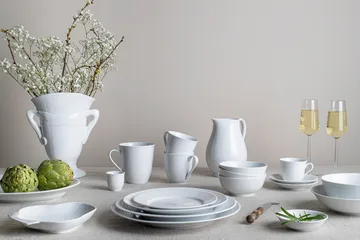 Swedish Grace & Polar starter set - Snow (white) - Rörstrand